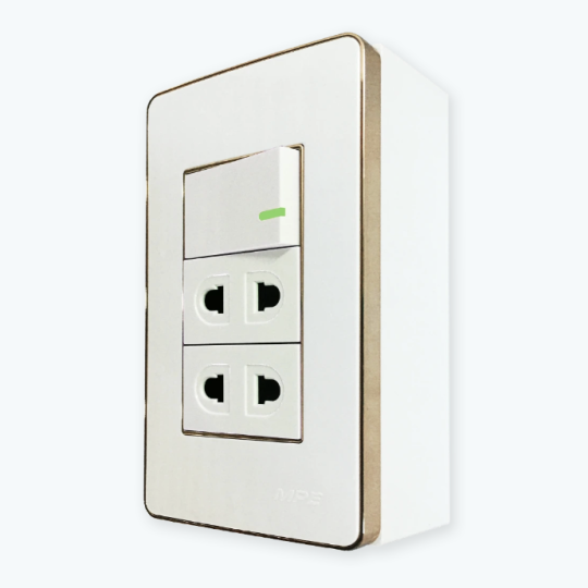 Bộ công tắc ổ cắm đơn