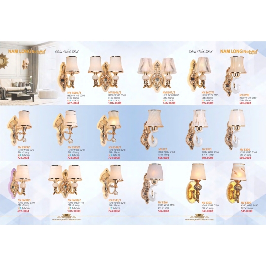 Đèn mâm ốp trần fale 