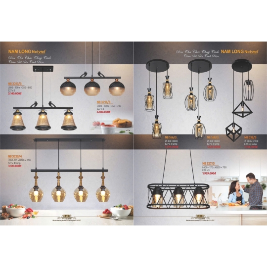 Đèn mâm ốp trần fale 